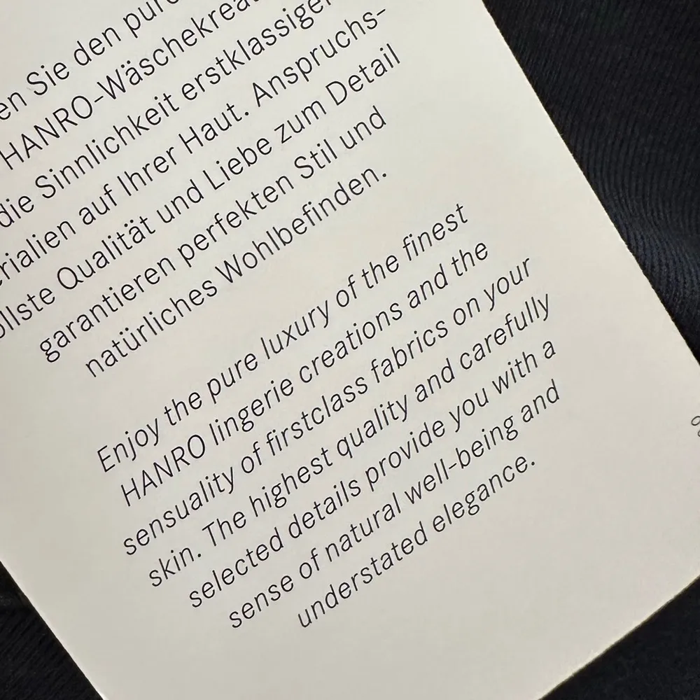 Hanro Cotton Seamless Long Sleeve Tee black size Large - Image 6