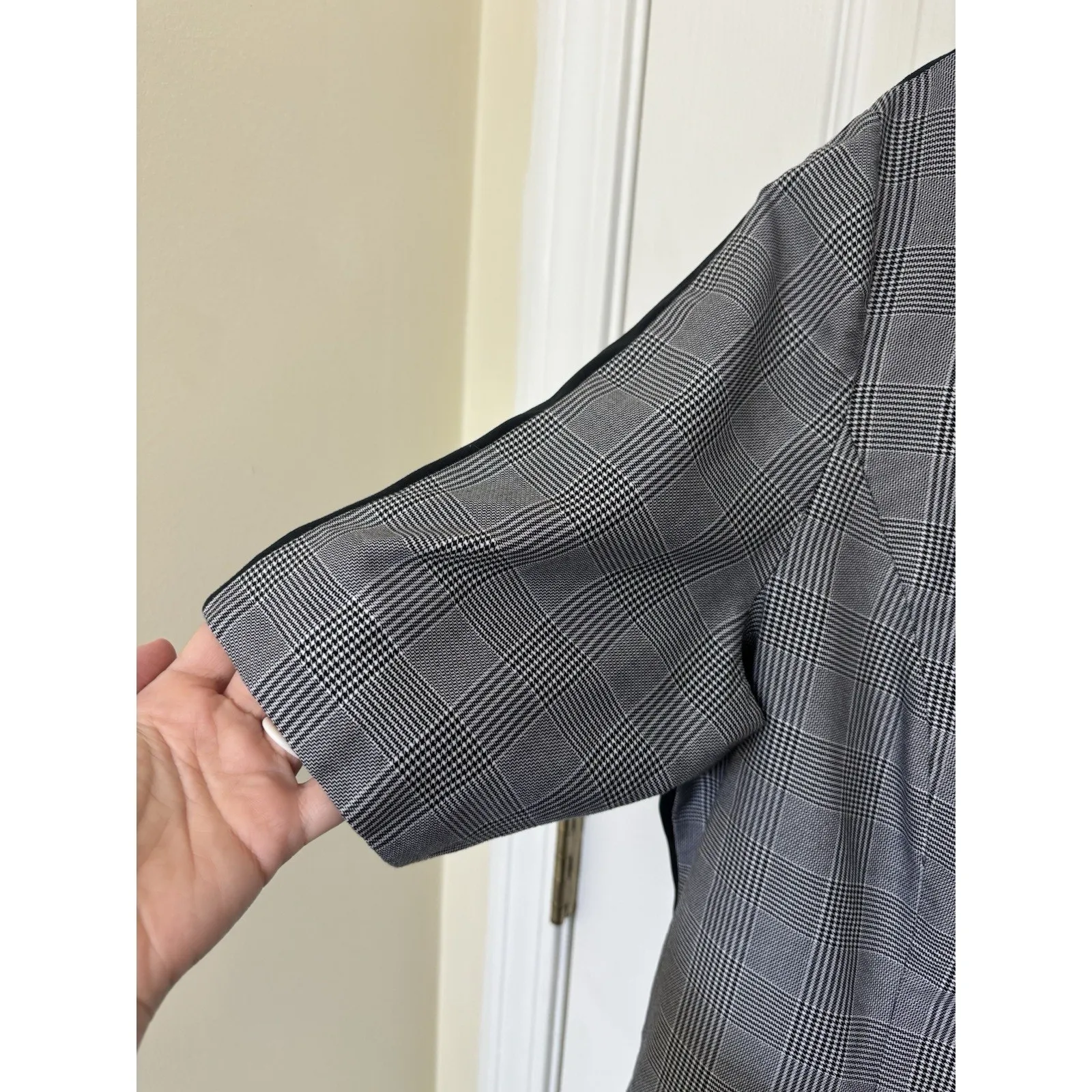 Brooks Brothers Houndstooth Blouse Women’s Size 16 Classic Office Old Money - Image 4