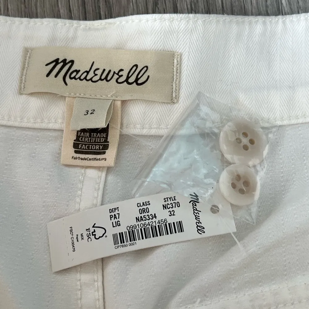 NWT Madewell The Curvy Perfect Vintage Straight Workwear Pants | Canvas | 32 - Image 5