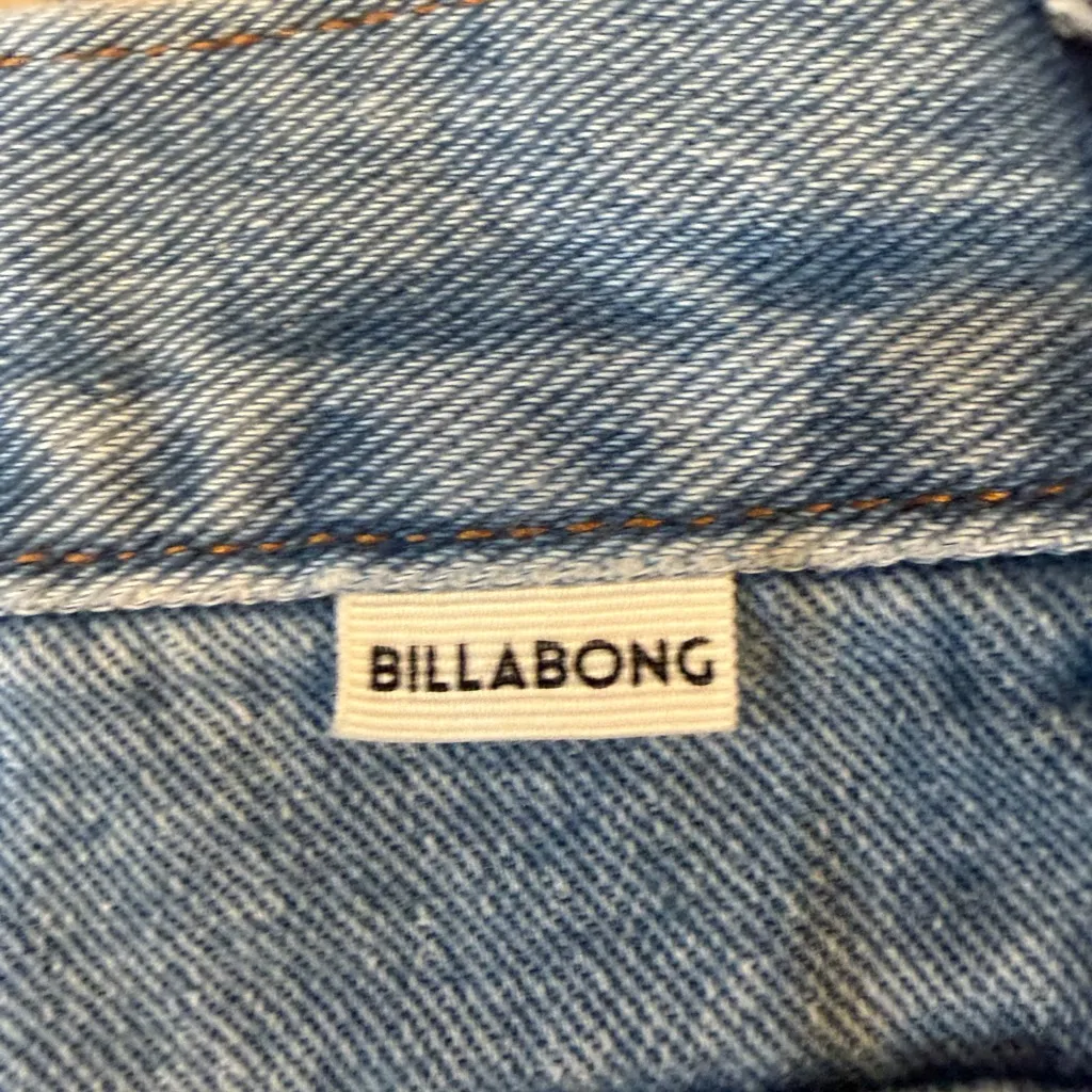 Billabong  Light Blue Jean Shorts - Image 6