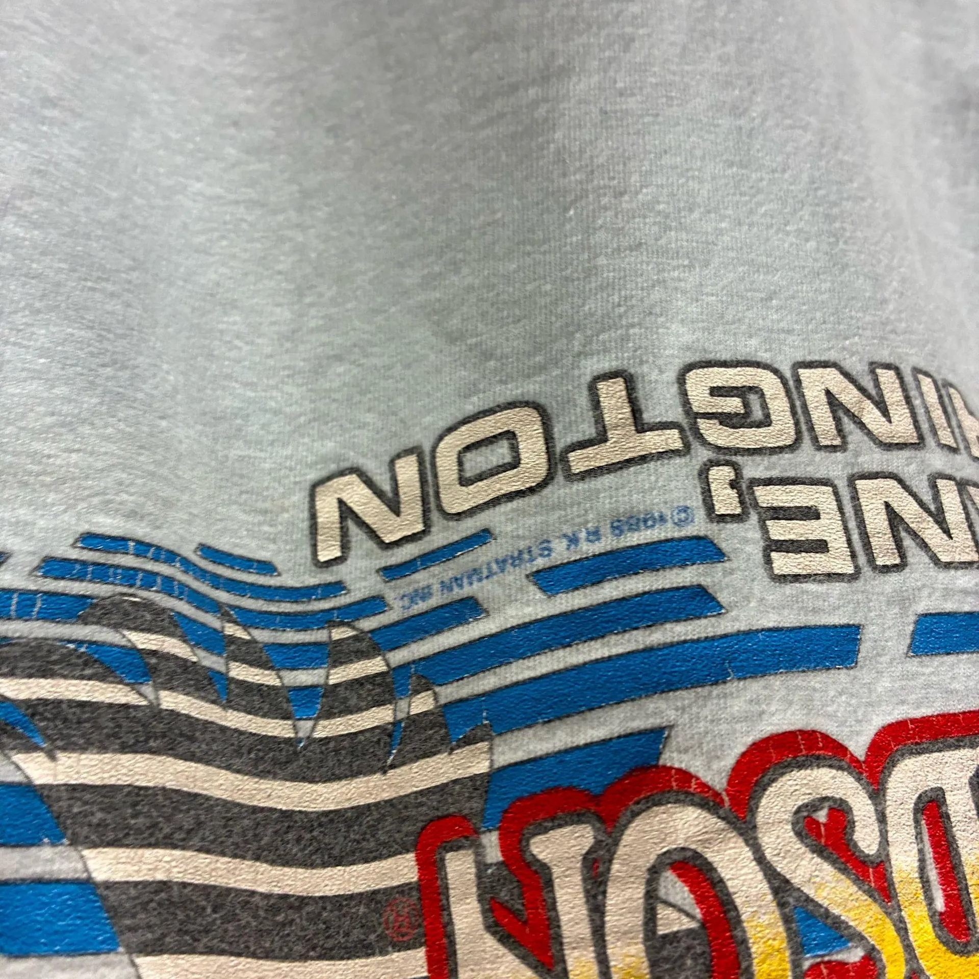 Vintage 80s 1988 Harley Davidson Spokane WA Blue Single Stitch T-Shirt Small S - Image 6