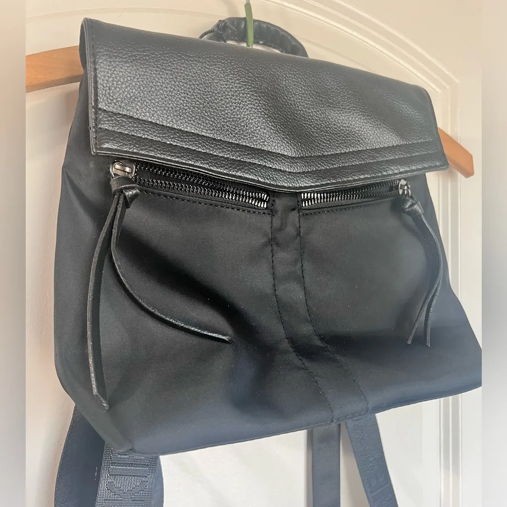 Botkier Trigger Mini Nylon Backpack - Black NWT Zippers‎ - Image 12