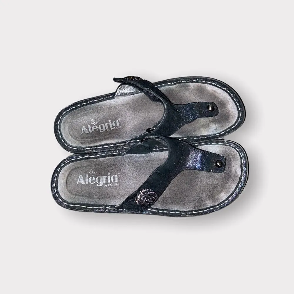 Alegria by PG Lite Textile Fabric Sandals Size 7 - Image 5