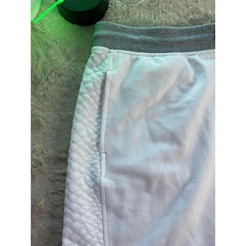 Nine West Active Women's XL Quilted Knit Panel Shorts Multicolor Casual White - Image 5