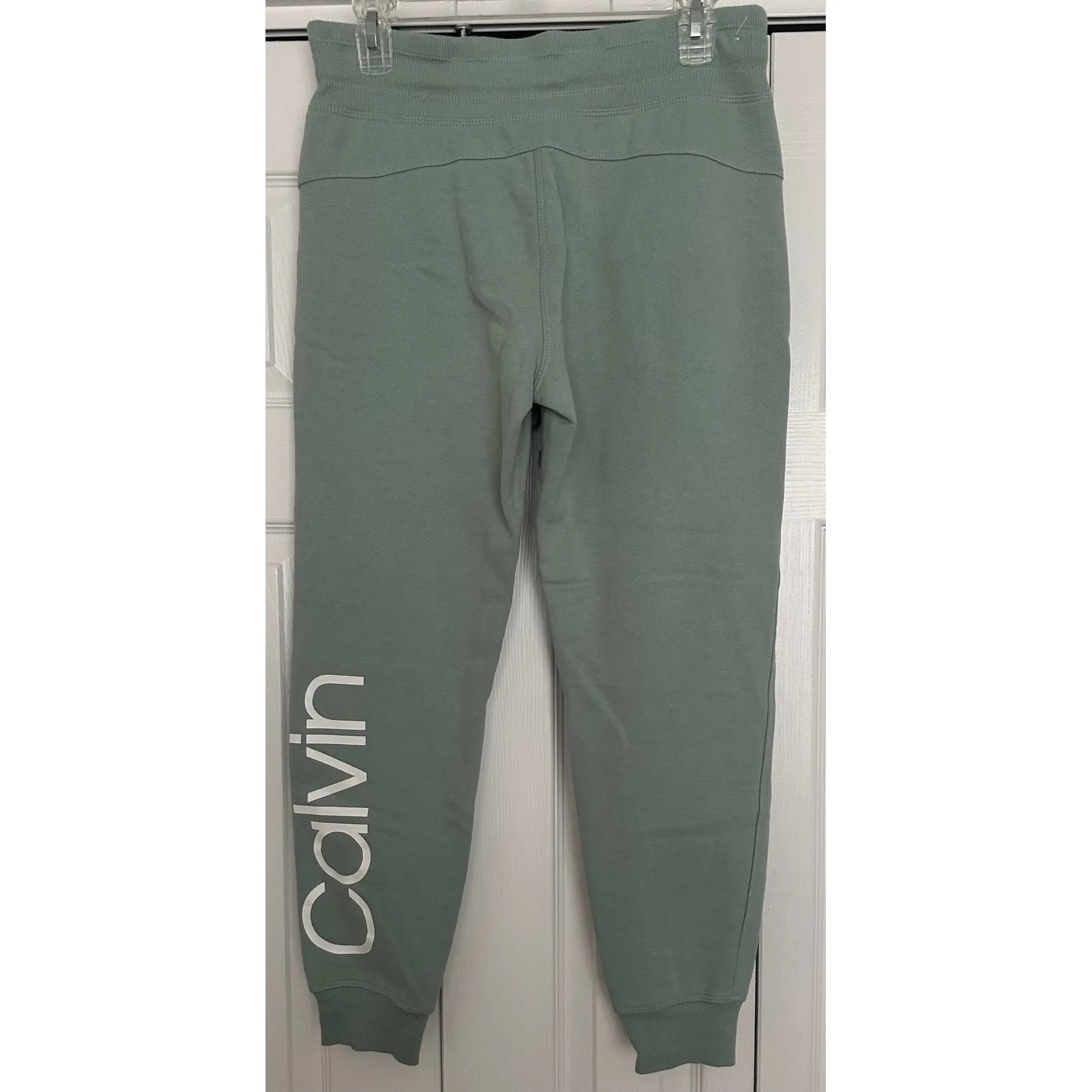 Calvin Klein Performance Relaxed Drawstring Joggers Blue Surf Women's Small - Image 2