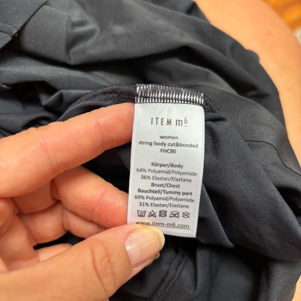 Item m6 Shapewear Thong Bodysuit in Black M Size M - Image 7