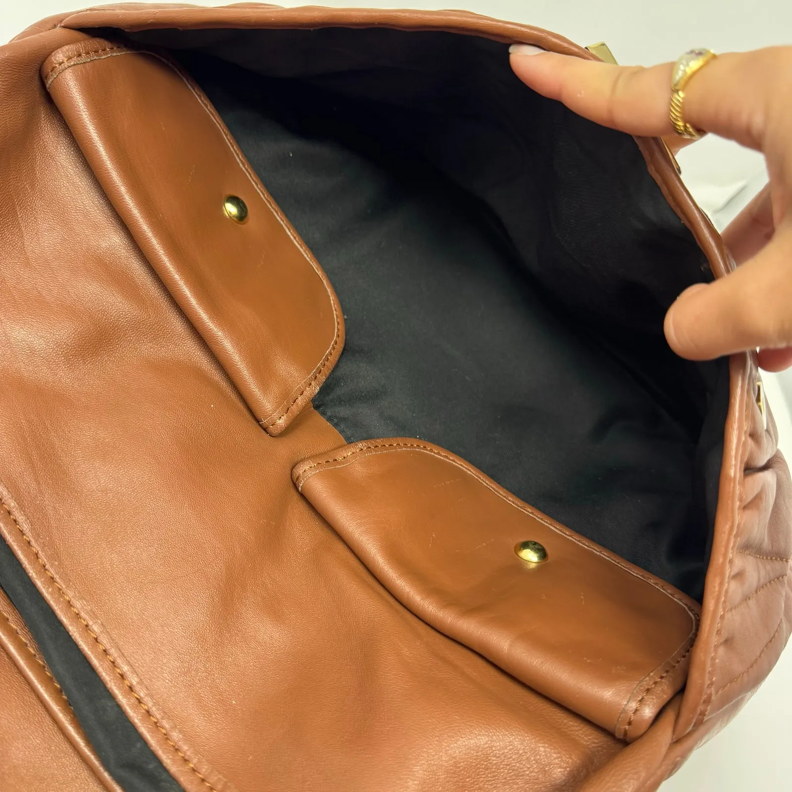 Miu Miu Brown Coffer matelassé leather hobo/shoulder bag with Braided Handle - Image 12