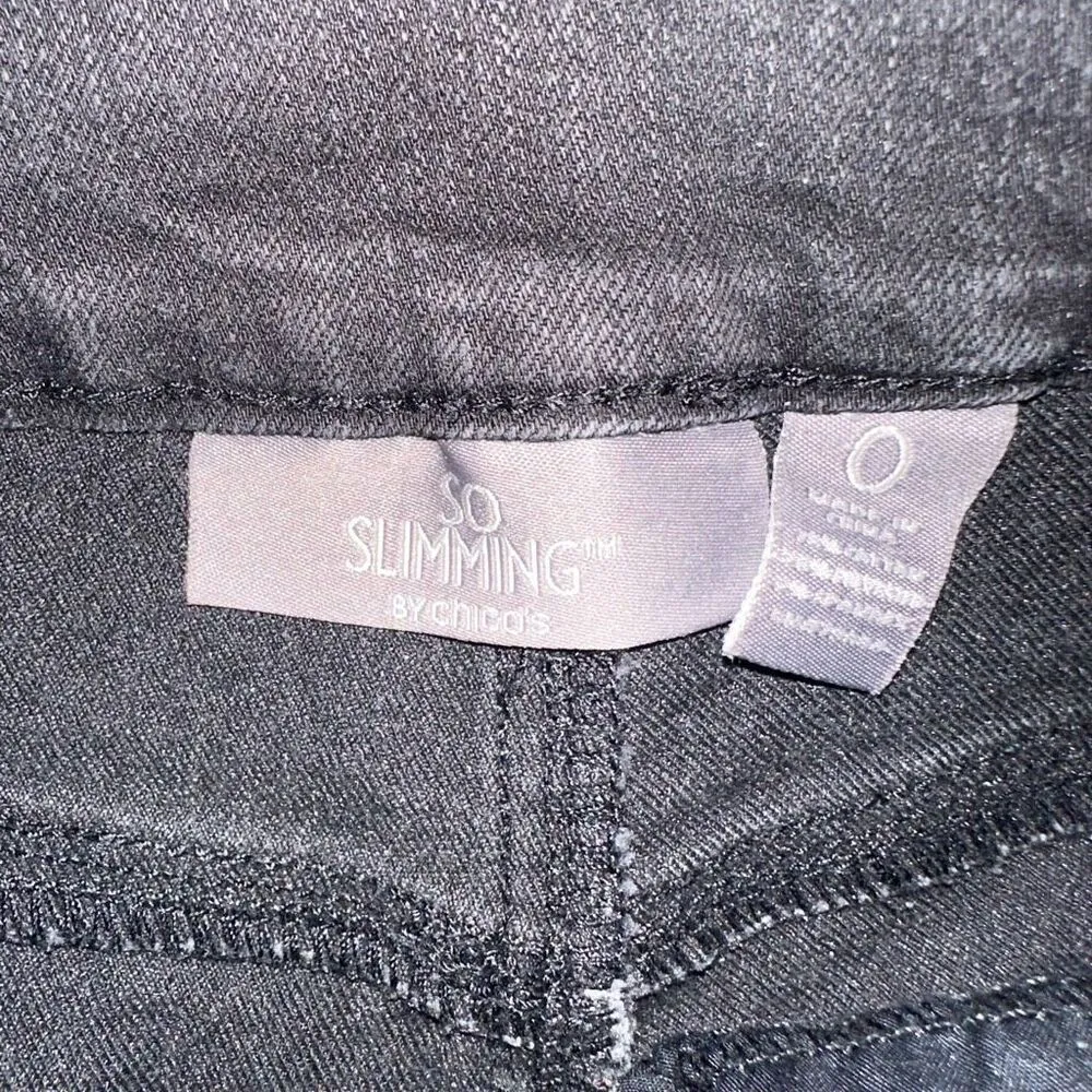 Chico’s 0/S black stretchy travelcore pull on pants - Image 2