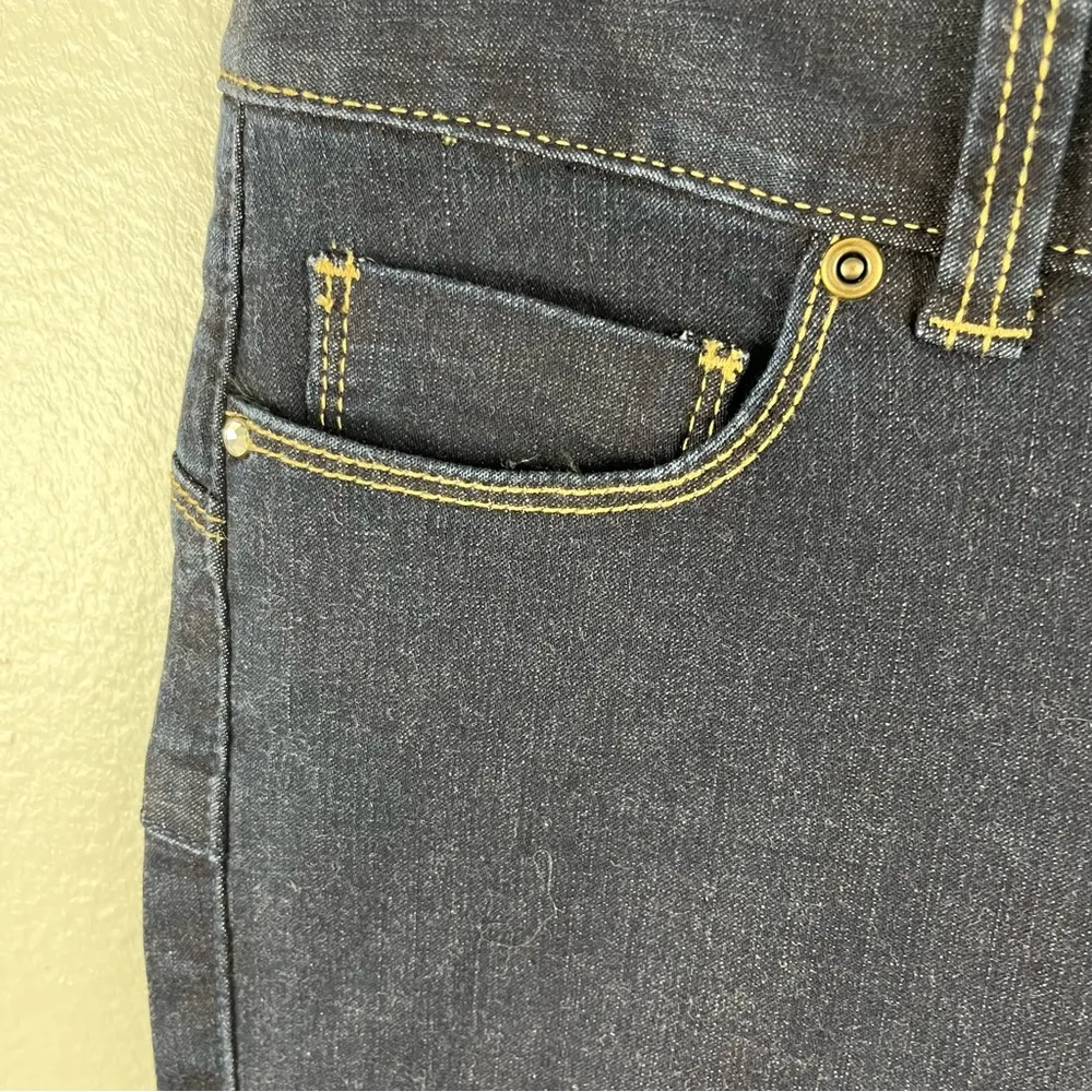 BOSTON PROPER Dark Wash Flared Leg Jeans, Size 4 - Image 11