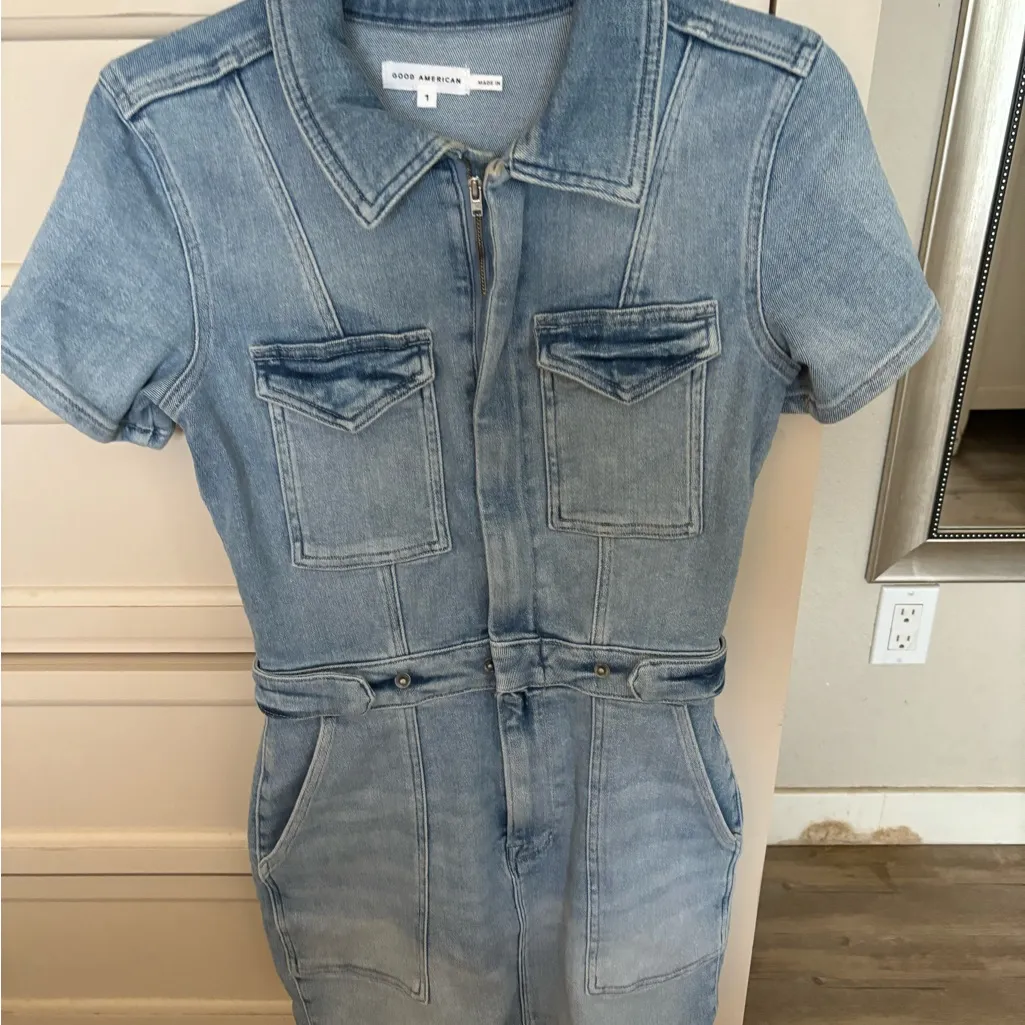 Good American Blue Mini Dress - Image 6