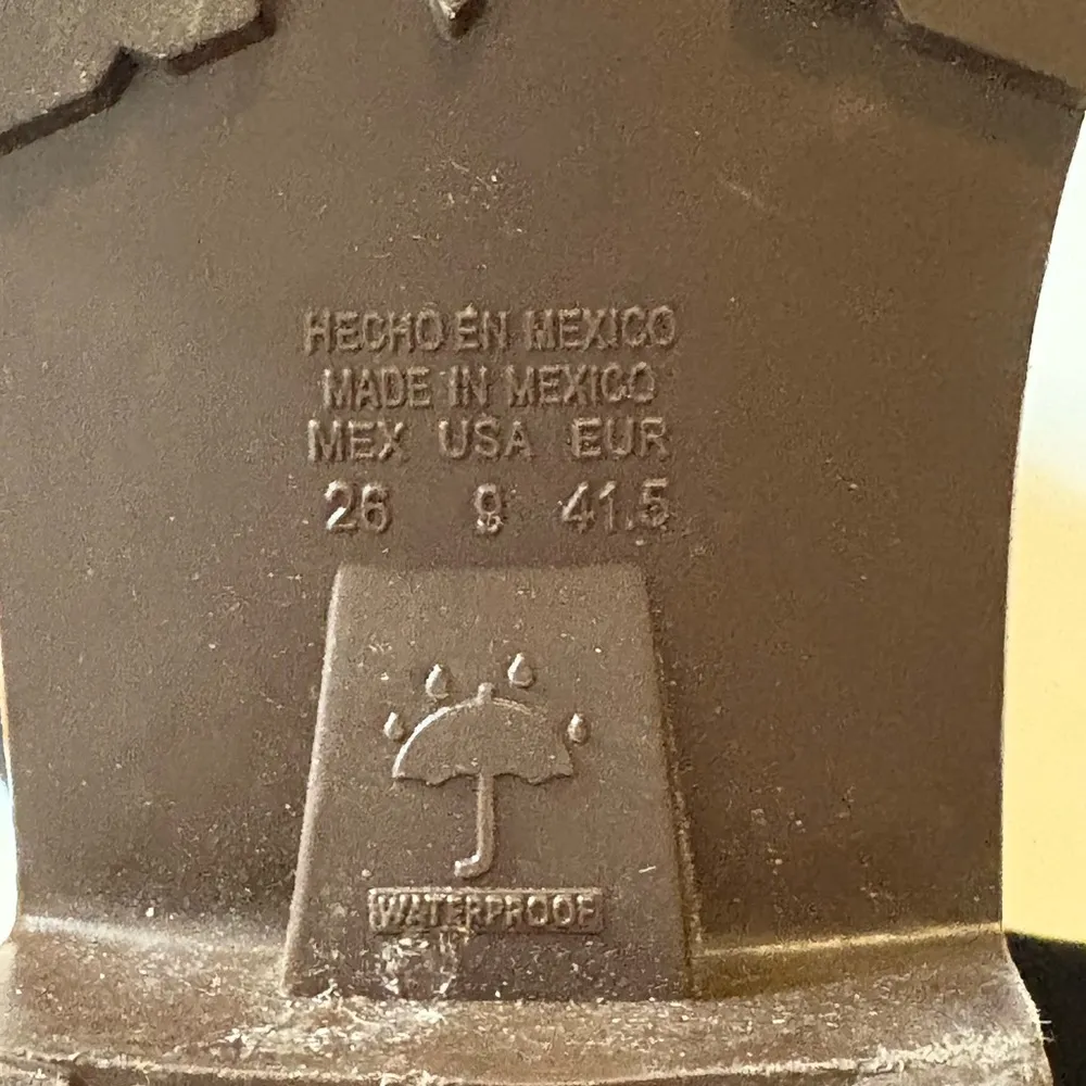 Ulan Rainy Steps Jessie Black Quilted Rain Boots Size 9 - Image 8