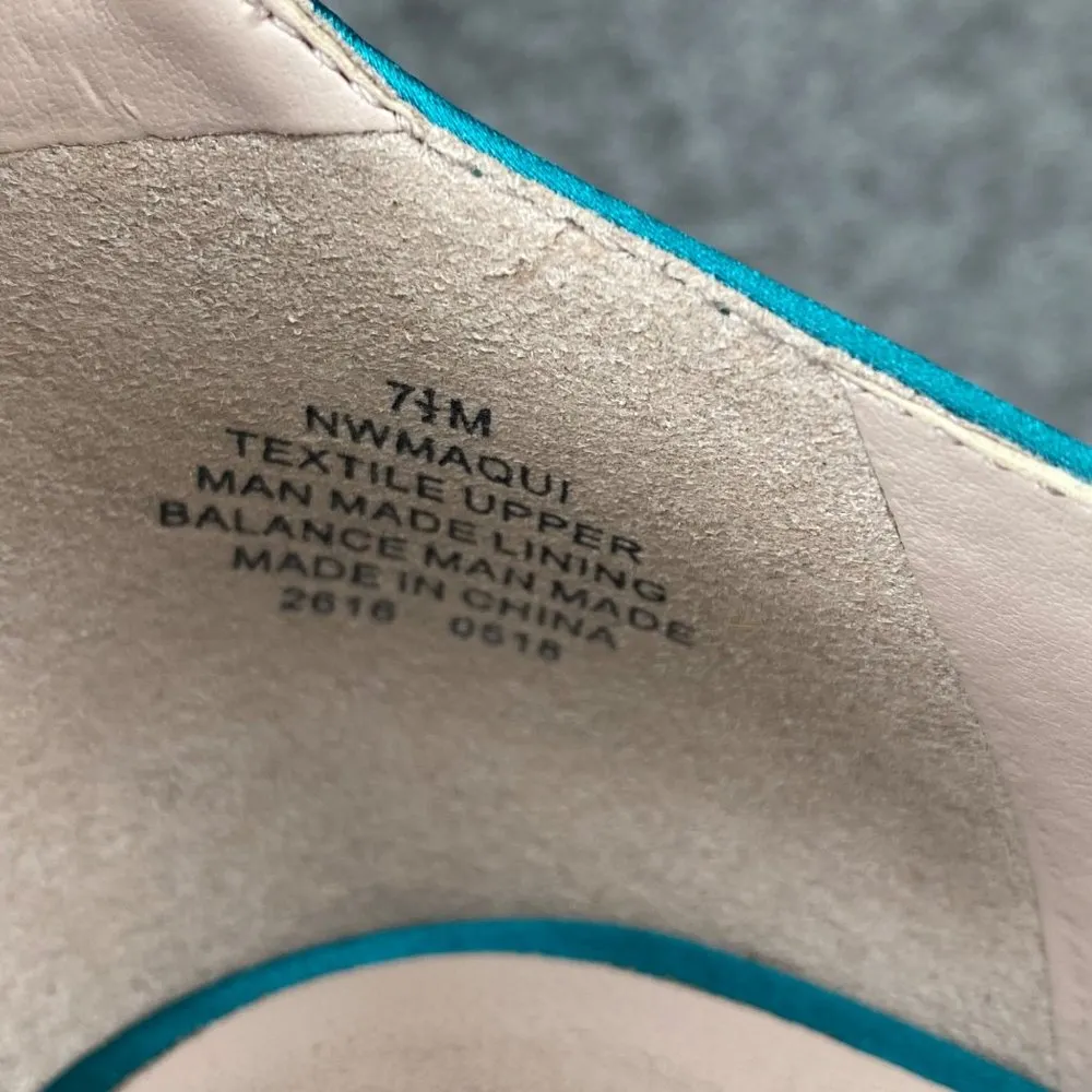 Nine West Women Heels Shoes Size 7 1/2 M Decorative Details on Back Closed Toe - Image 6