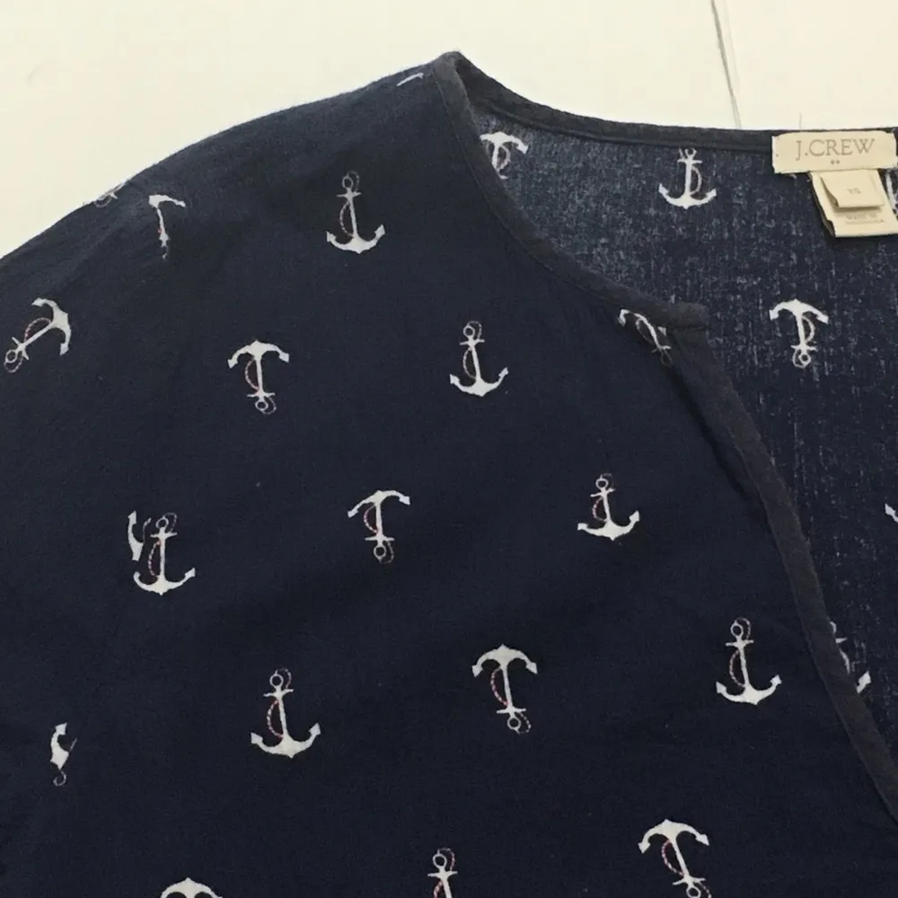 J. Crew Navy TunicAnchorsPrint Nautica ShortSleeve - Image 2