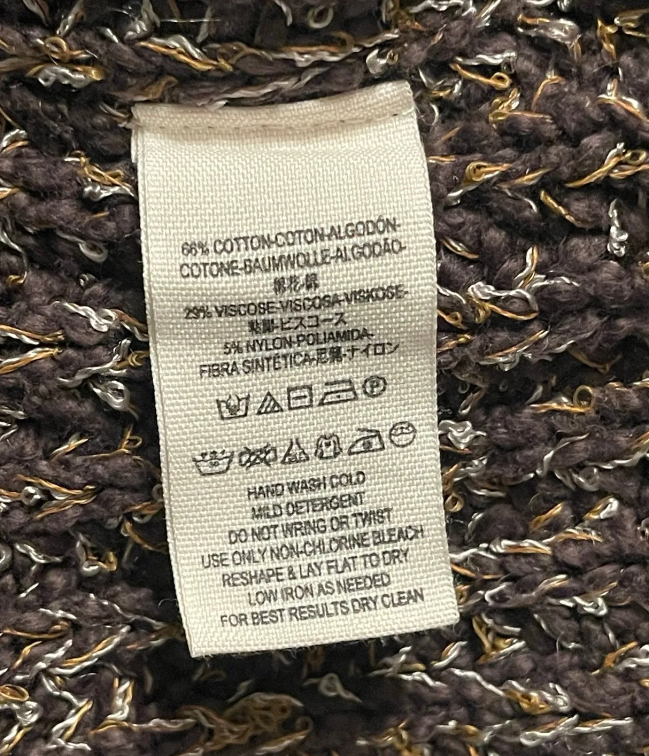 Free People Valentina Brown Medium Chunky Knit Sleeveless Sweater - Image 9