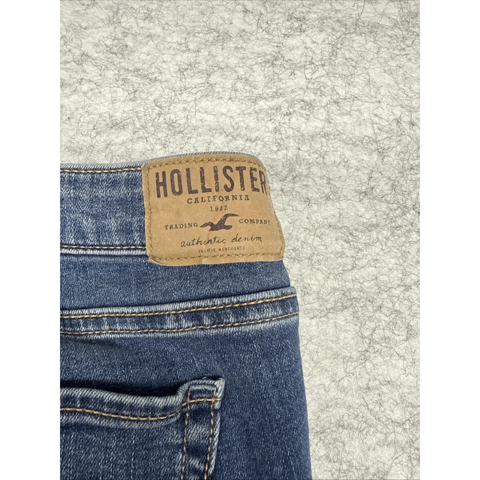 Hollister womans‎ Jeans Denim Size 1 W25 Cuffed Leg Distressed Skinny Legging - Image 10