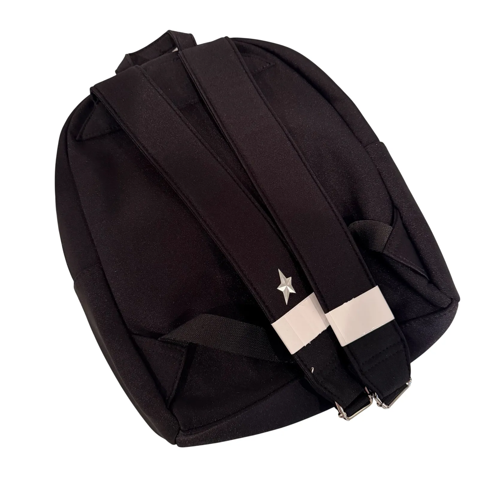 Mugler Logo Backpack Travel School Bag Women's Black 15" x 13" Quiet Luxury NEW - Image 4