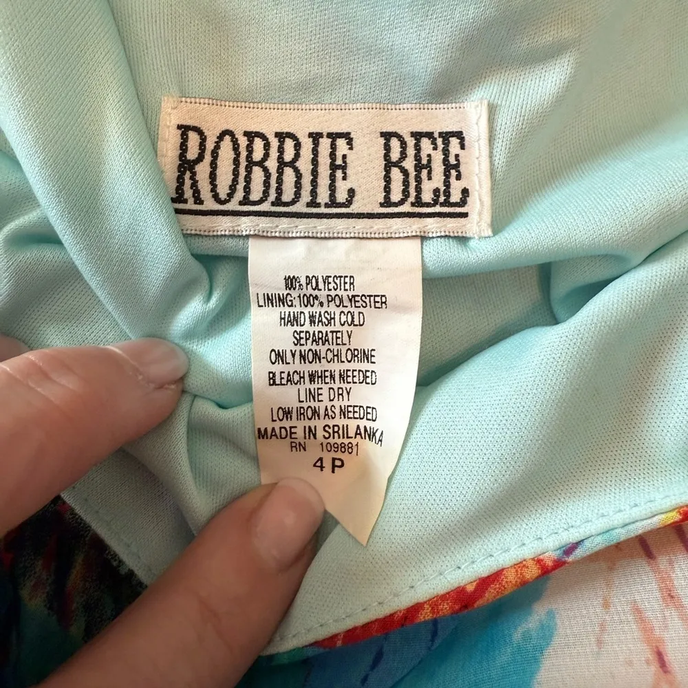 Robbie Bee Multicolor Geometric Midi Dress - Image 6