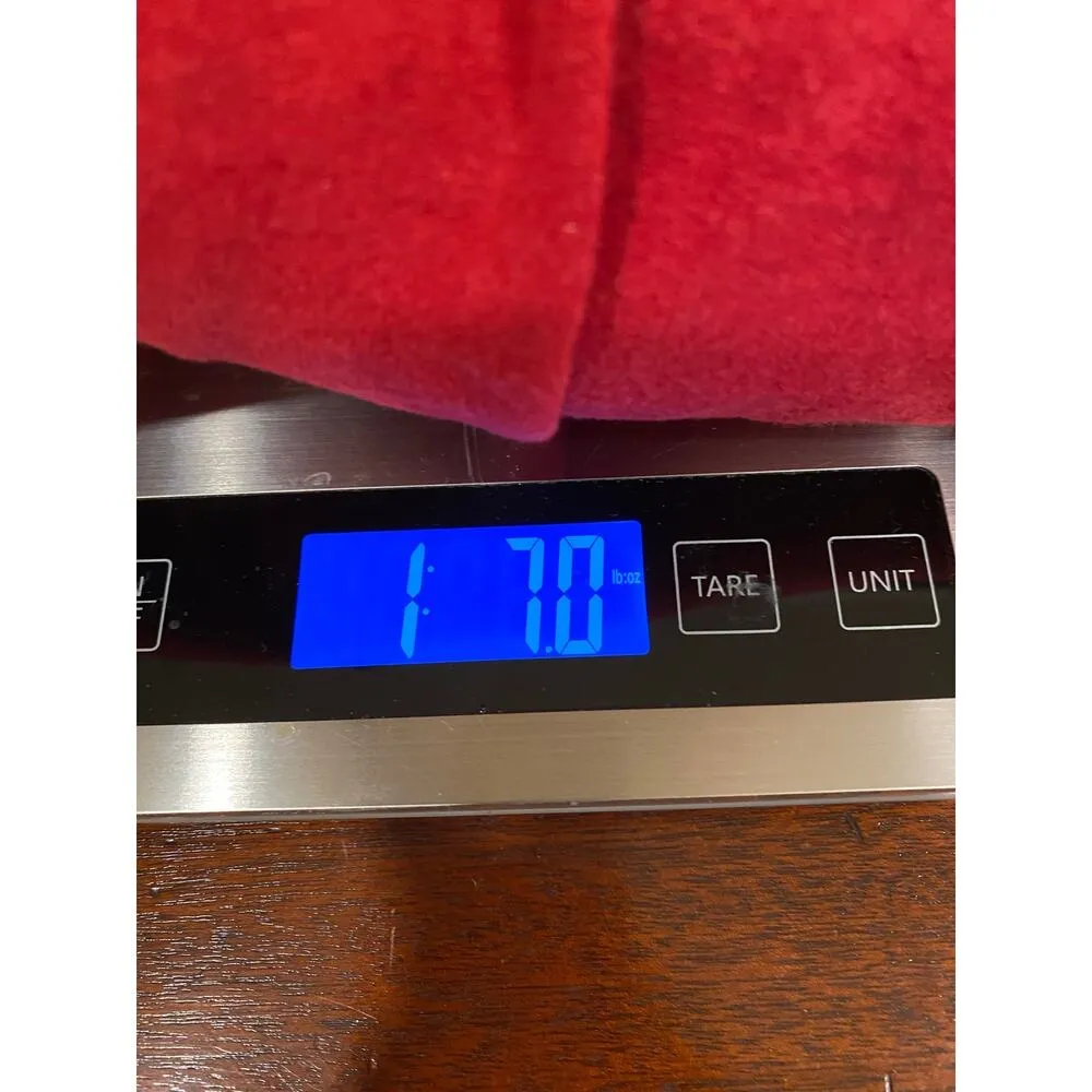 Maze Red Floral Print Long Sleeve Heart Shaped Pullover Sweatshirt Women's Large - Image 11