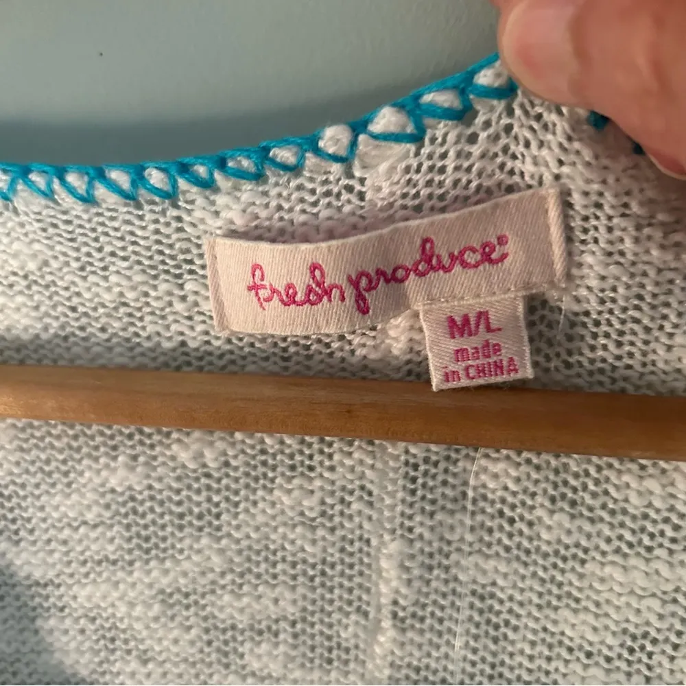 Fresh Produce Layla Tunic Sweater. Cotton Linen Blend. Size M/L. - Image 5