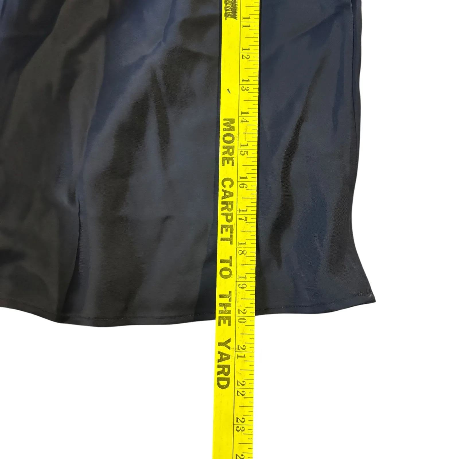 Just Fab Black Lace Trim V Neck Cami Tank Top Womens XL Polyester - Image 8