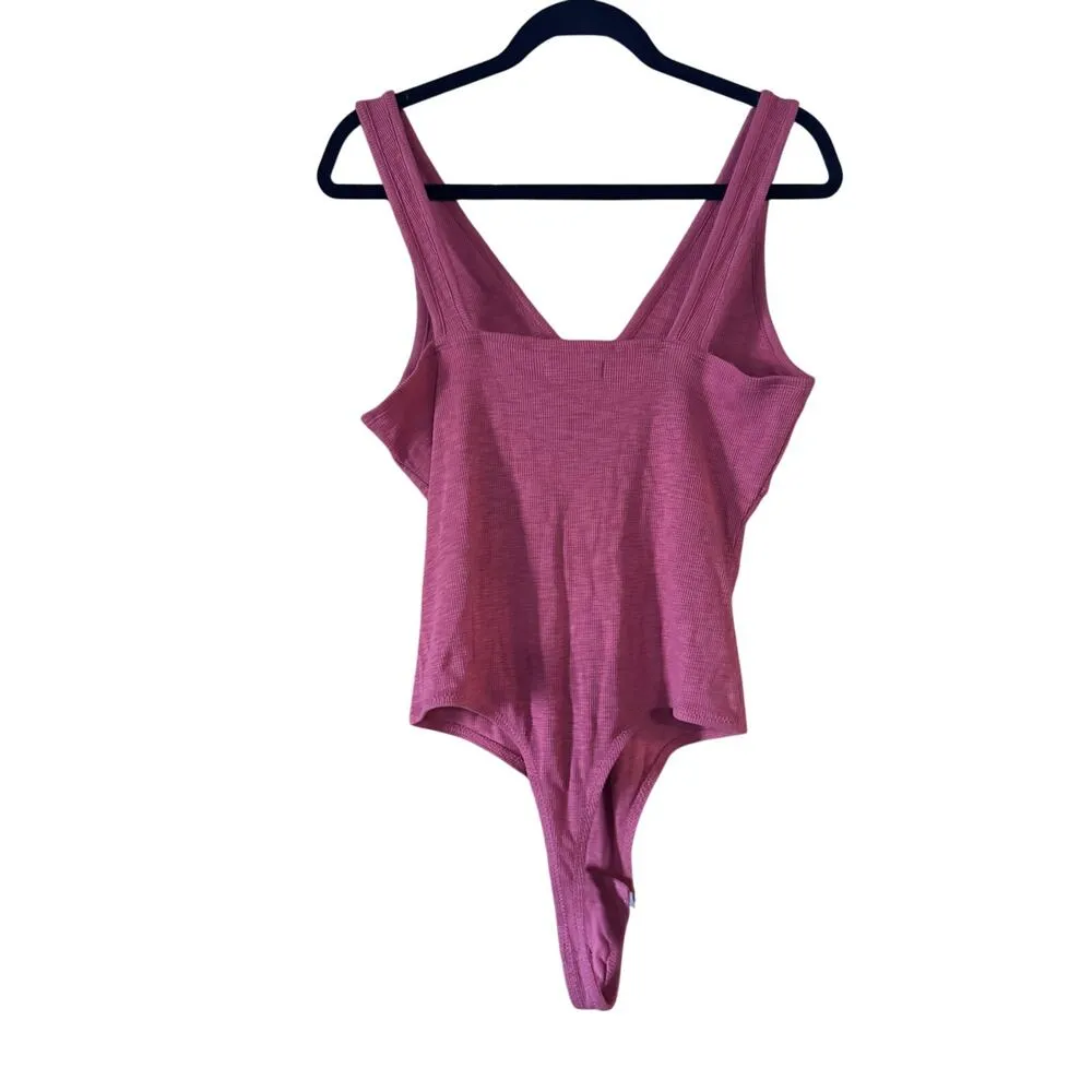 Madewell Women's Ribbed Deep V Bodysuit - XL, NWT ($45 Retail) tank - Image 8