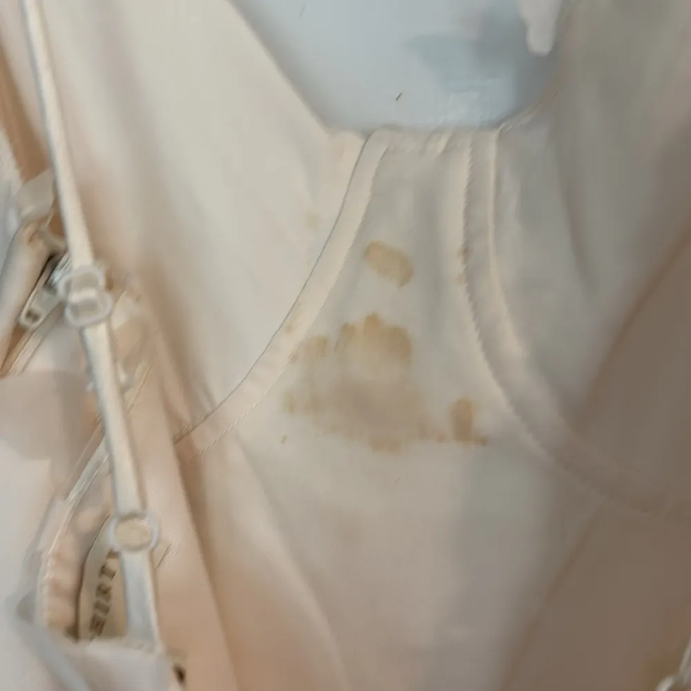 Thirty Thirty LA Butterfly Appliqué Elegant Cream Maxi Dress Size M - Image 6