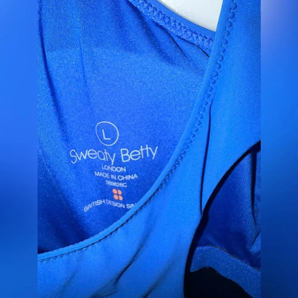 Sweaty Betty Ocean Performance Racerback One-Piece Swimsuit Size Large - Image 5