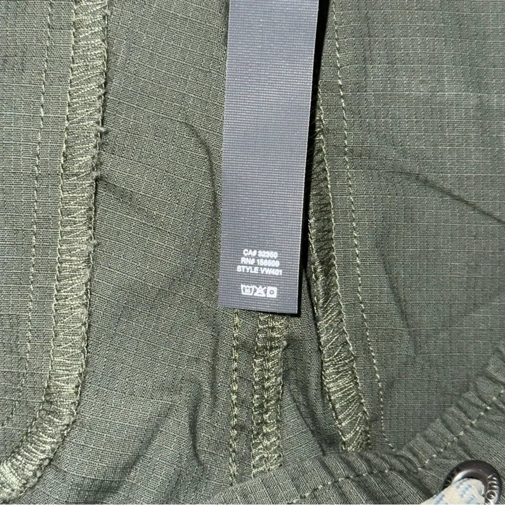 Vuori Women's Medium Ripstop Pants Green Organic Cotton Stretch Drawstring VW401 - Image 11