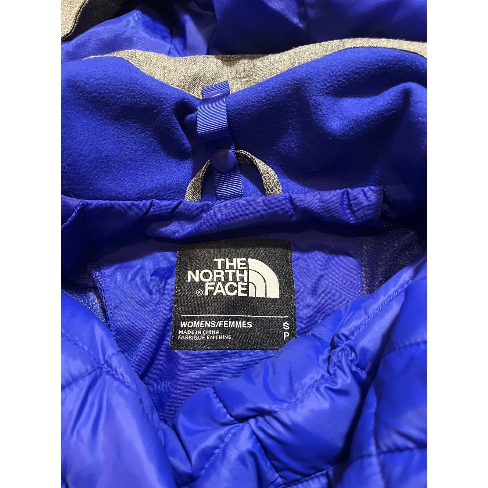 Women's Gray/Purple The North Face Thermoball Eco Triclimate Jacket Winter Small - Image 5