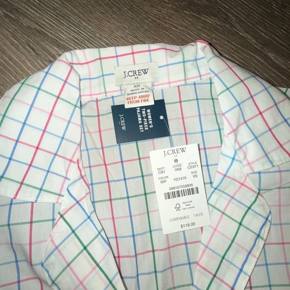 J Crew Pajama Set Blue Size XS - Image 2