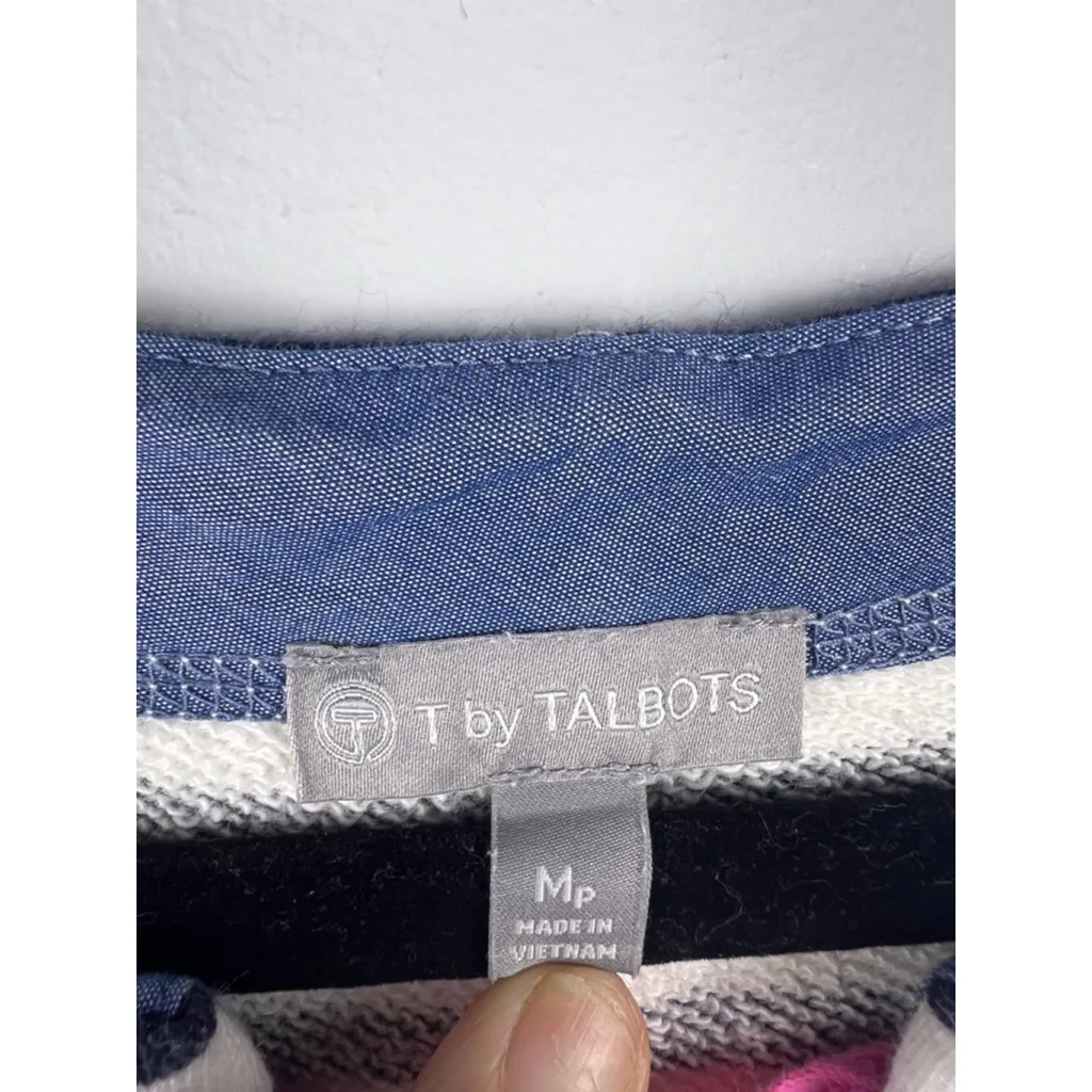 T by Talbots Striped Lace - Image 3