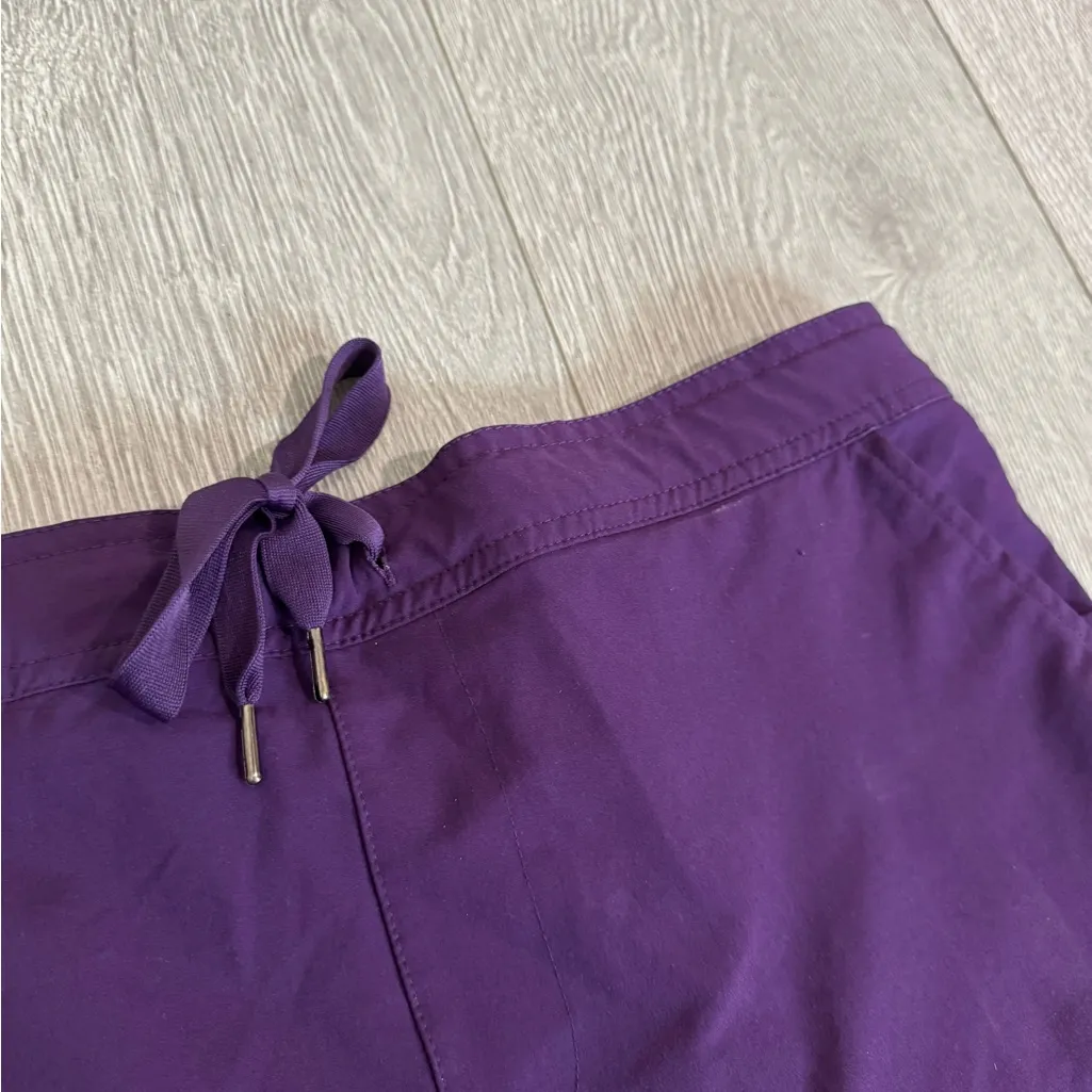 Cherokee Eggplant Causal Jogger Lounge Scrub Pants - Image 3