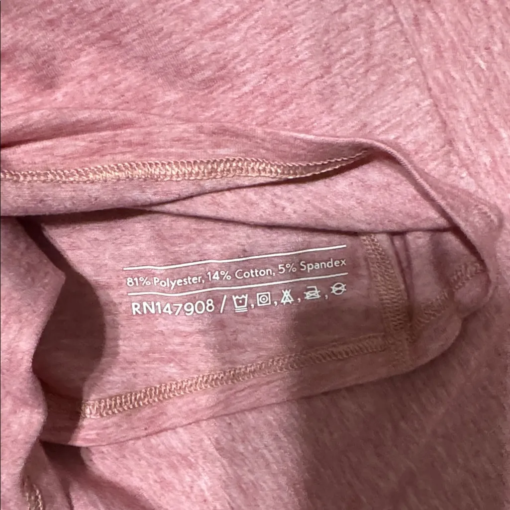 Outdoor Voices Doing Things Heathered Pink Tank Top - Image 4