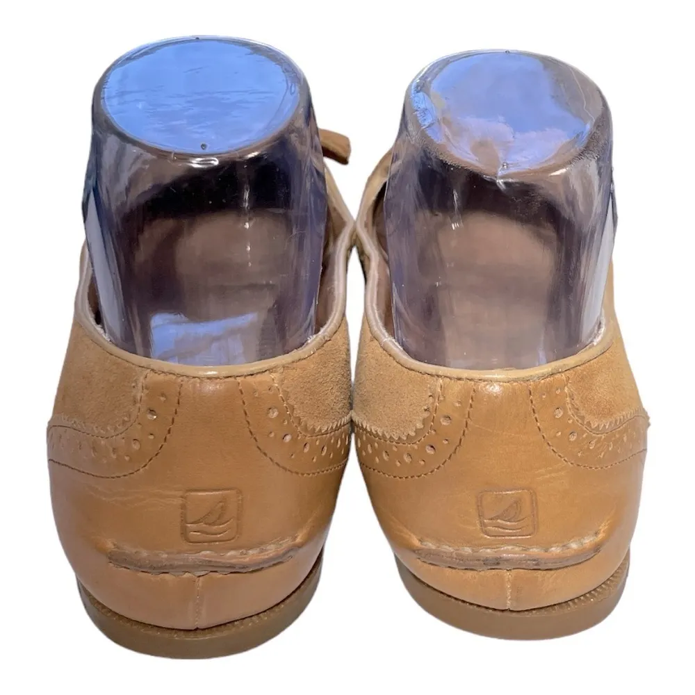 Sperry  Harper Cognac loafers. Tan size 7 - Image 4