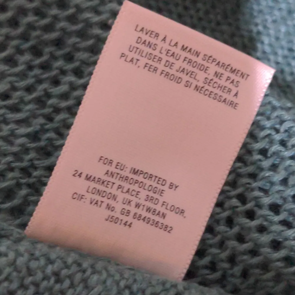 Angel Of The North Womens Cardigan Sweater Green Linen 3/4 Sleeve Petite MP Size undefined - Image 8