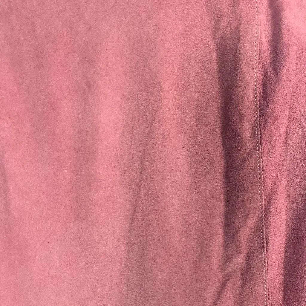 Vintage pink suede boiler suit size large READ - Image 6