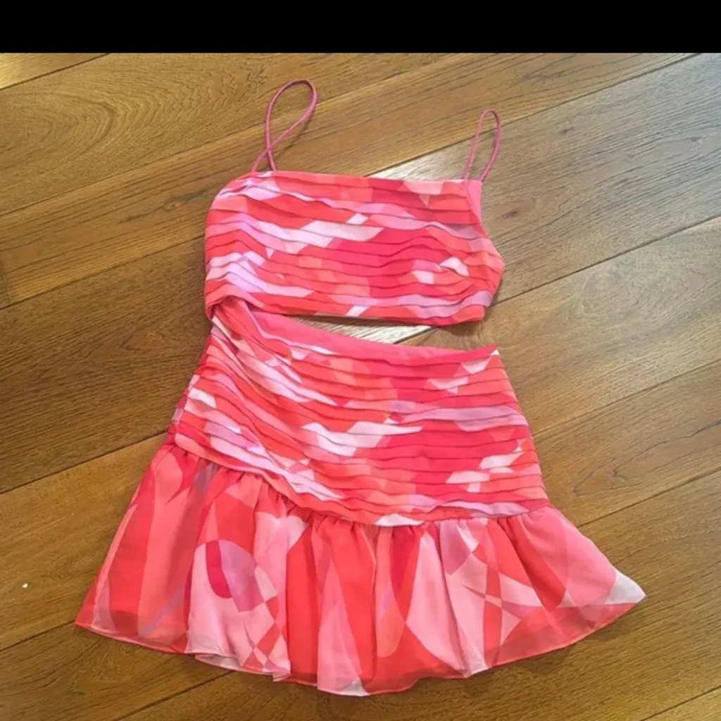 Hello Molly Hold My Drink Dress Pink - Image 2