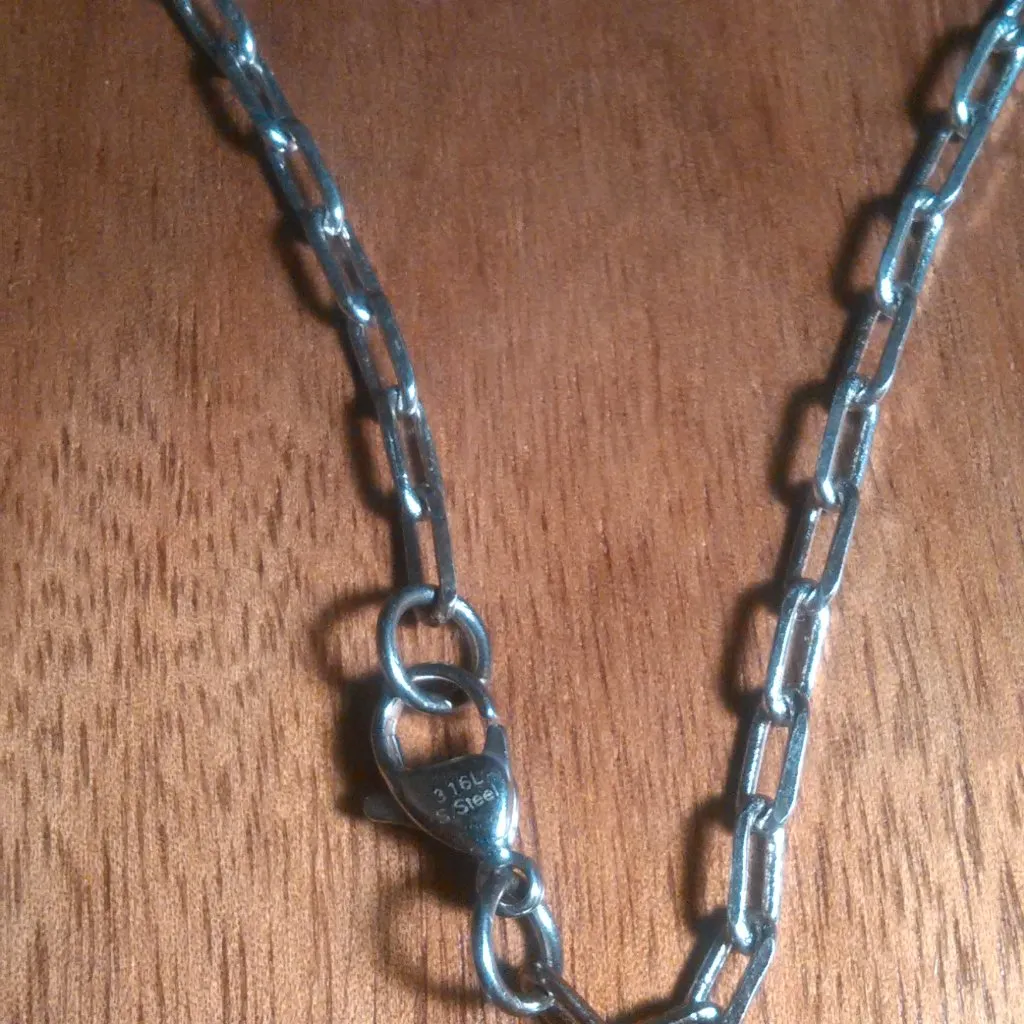 Tiger's Eye Platinum Bond and Stainless Steel Floral Necklace - Image 6