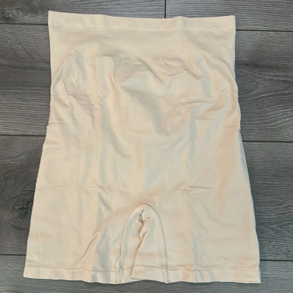 Belly‎ Bandit Nude Maternity Support Mid Thigh Shorts Size Medium Tan - Image 7
