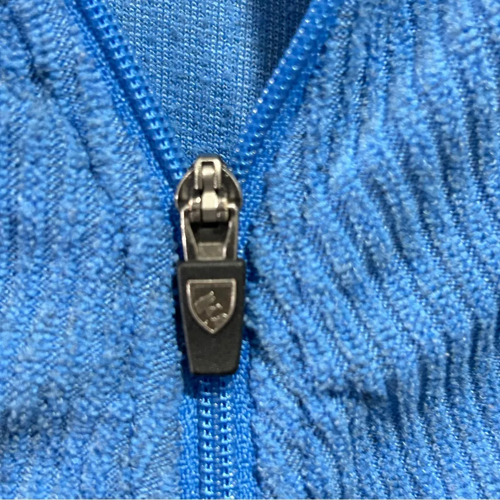 Kuhl Jacket Top Womens Medium Ribbed Lightweight Blue Full Zip - Image 6