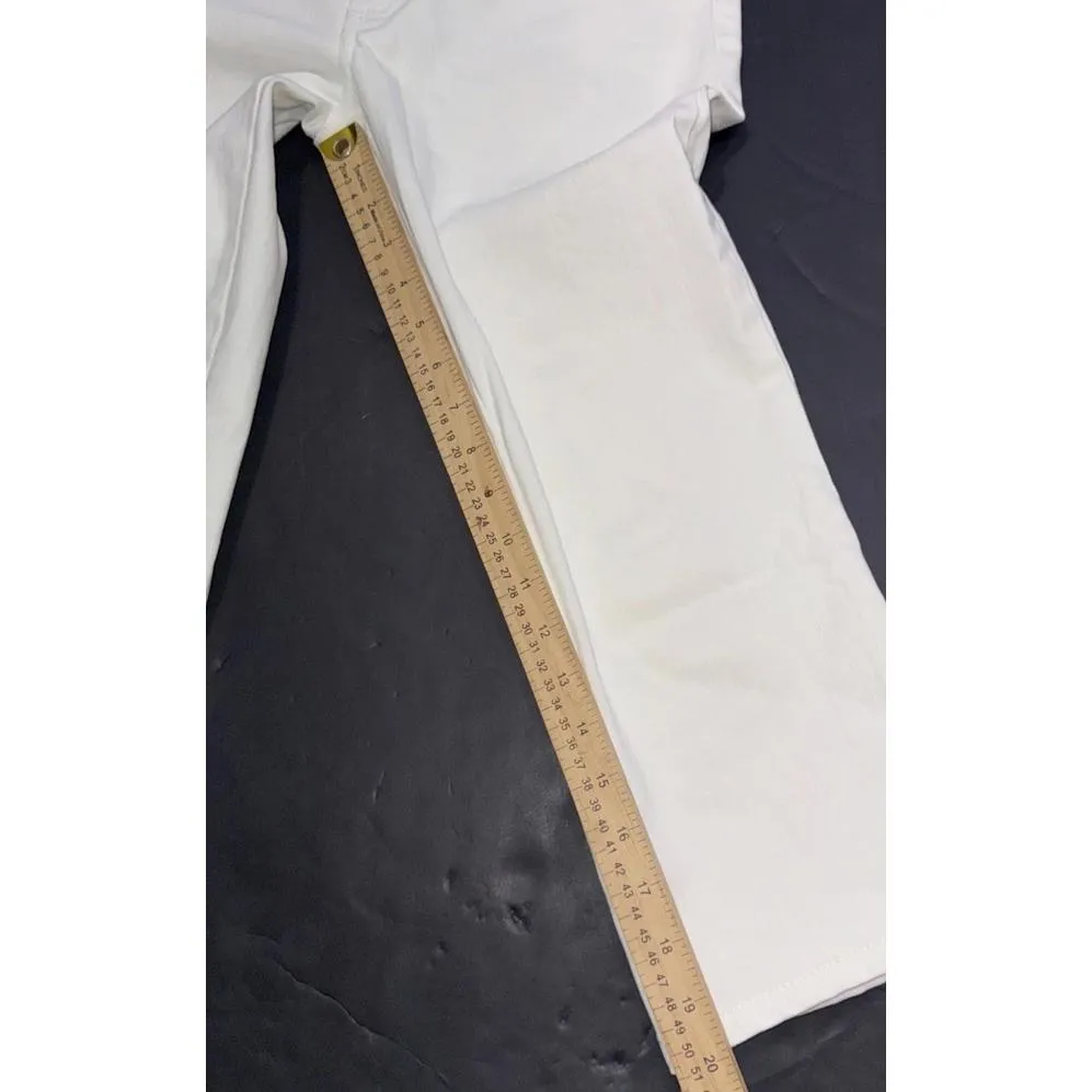 Lilly Pulitzer Palm Beach Fit Minimalist White Capri Pants Preppy Resort Wear 0 - Image 7