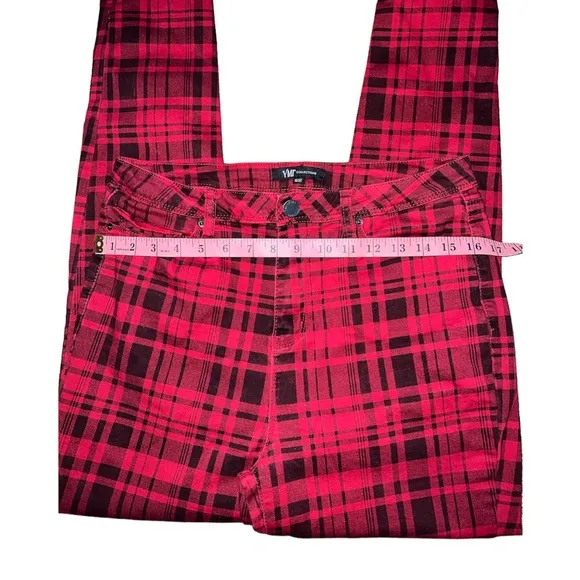 YMI🦎High-Rise Plaid Skinny Pants🌵 - Image 3