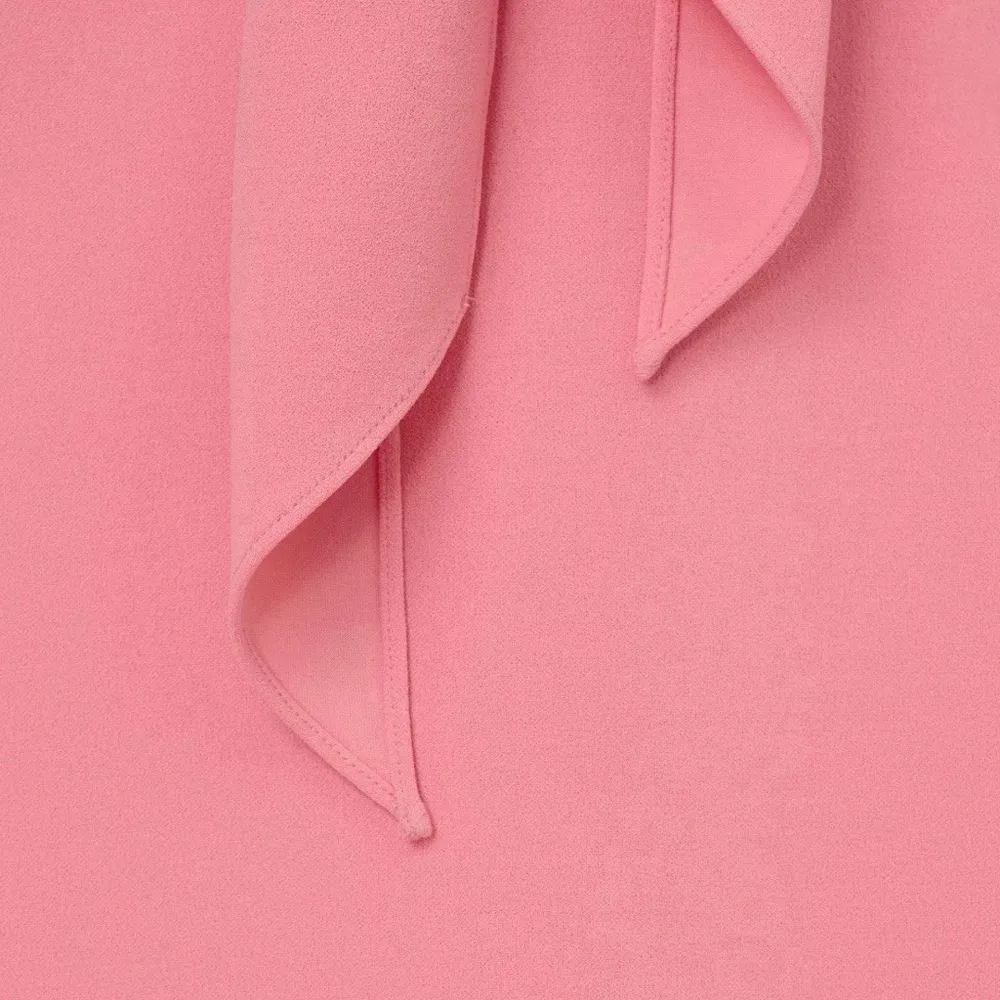 NWT NWT ADRIANNA PAPELL Stretch Knit Crepe Dress In Faded Rose Size 2 - Image 7