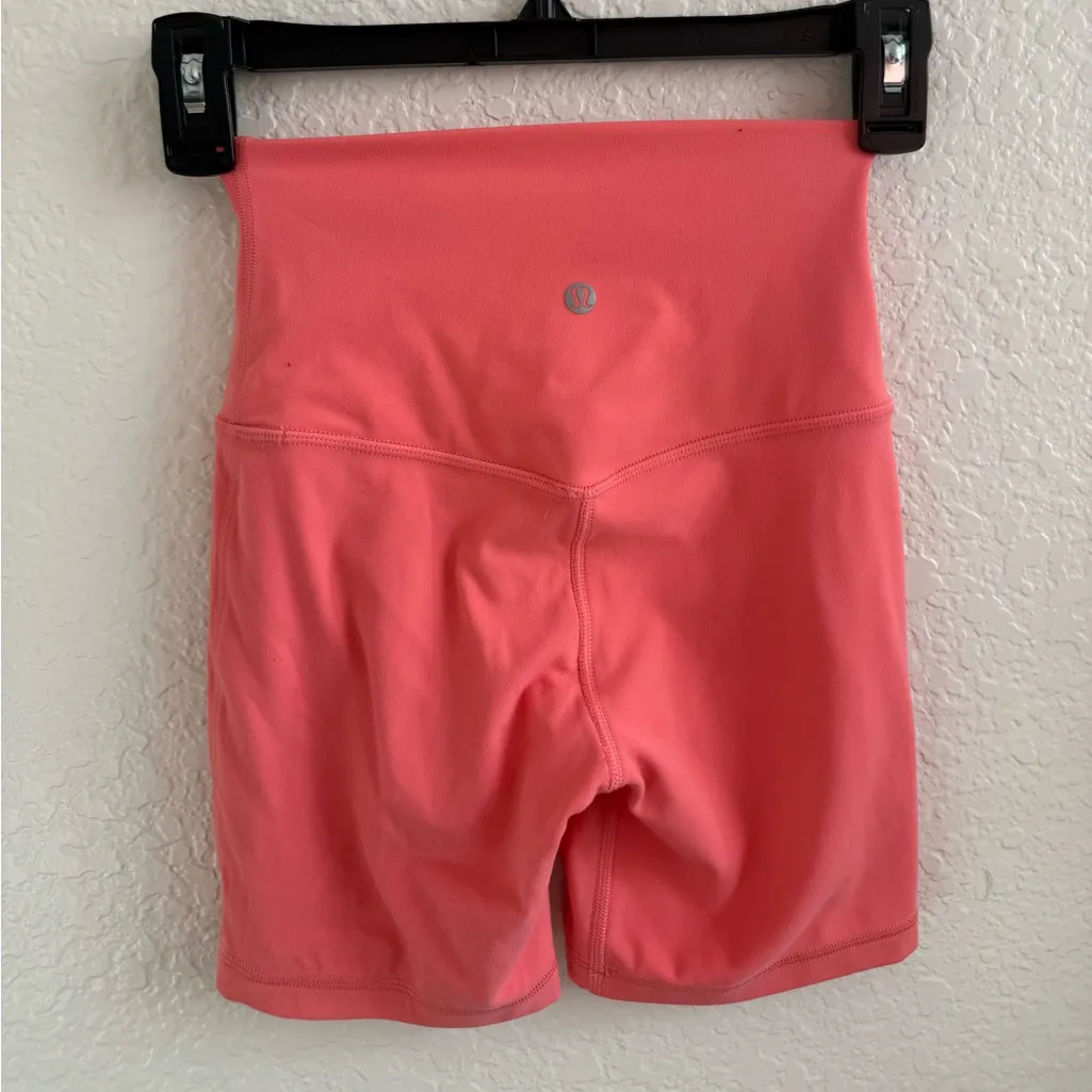 Lululemon Align High Rise Short Size 2 Desert Red Pink - Image 7