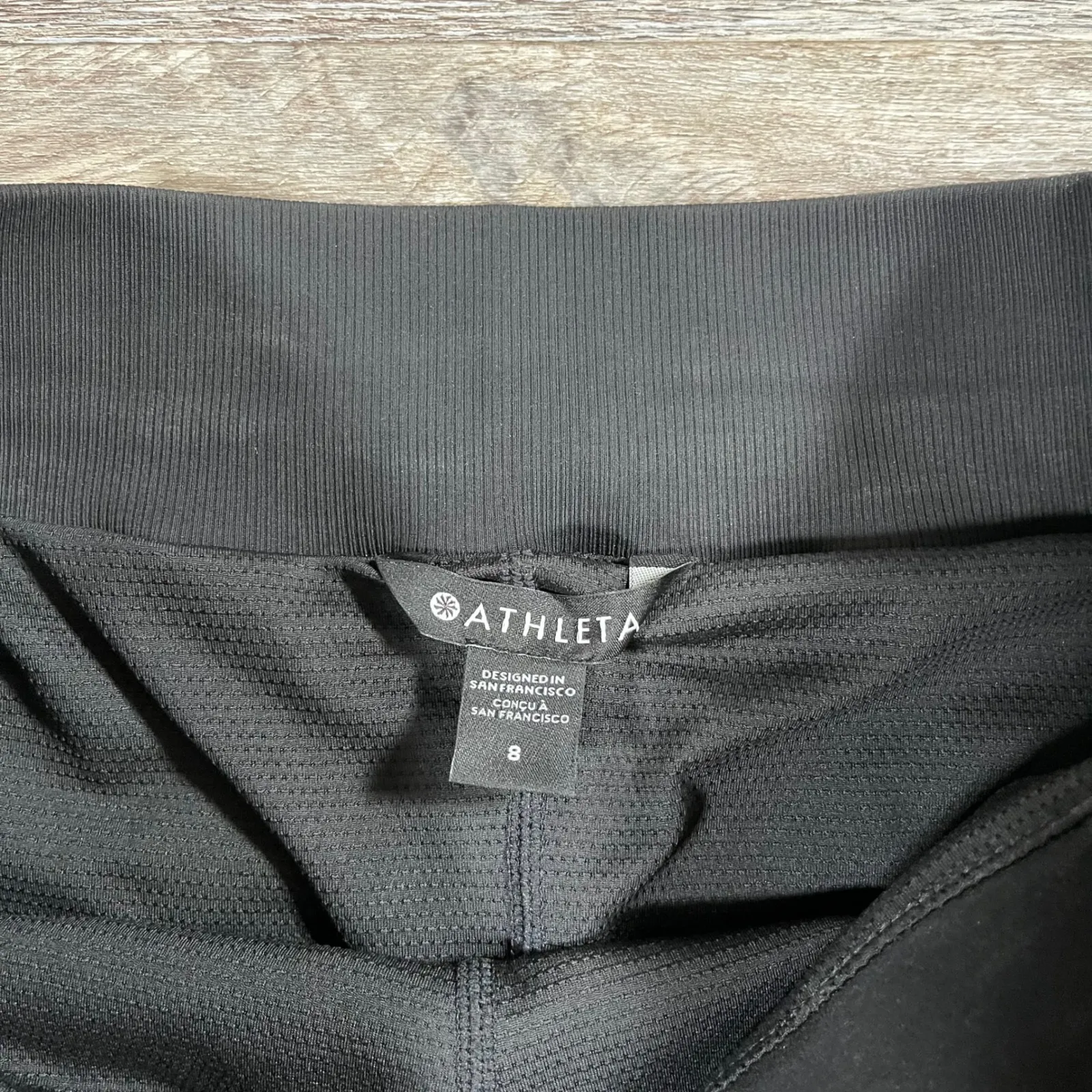 Athleta Women's Skort Athleisure Tennis Pickleball Casual Sporty‎ Size 8 Black - Image 2