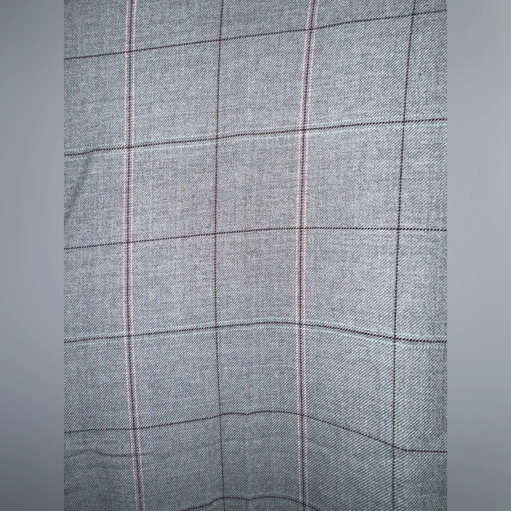 Maje Grey Wool Blend Straight Leg Suit Trouser Pants Pleated NWT Sz 42 (US XL) - Image 8