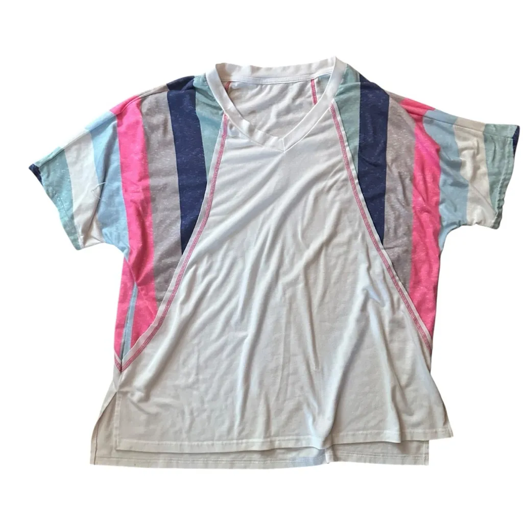 Rainbow Stripe Slit V - Image 4