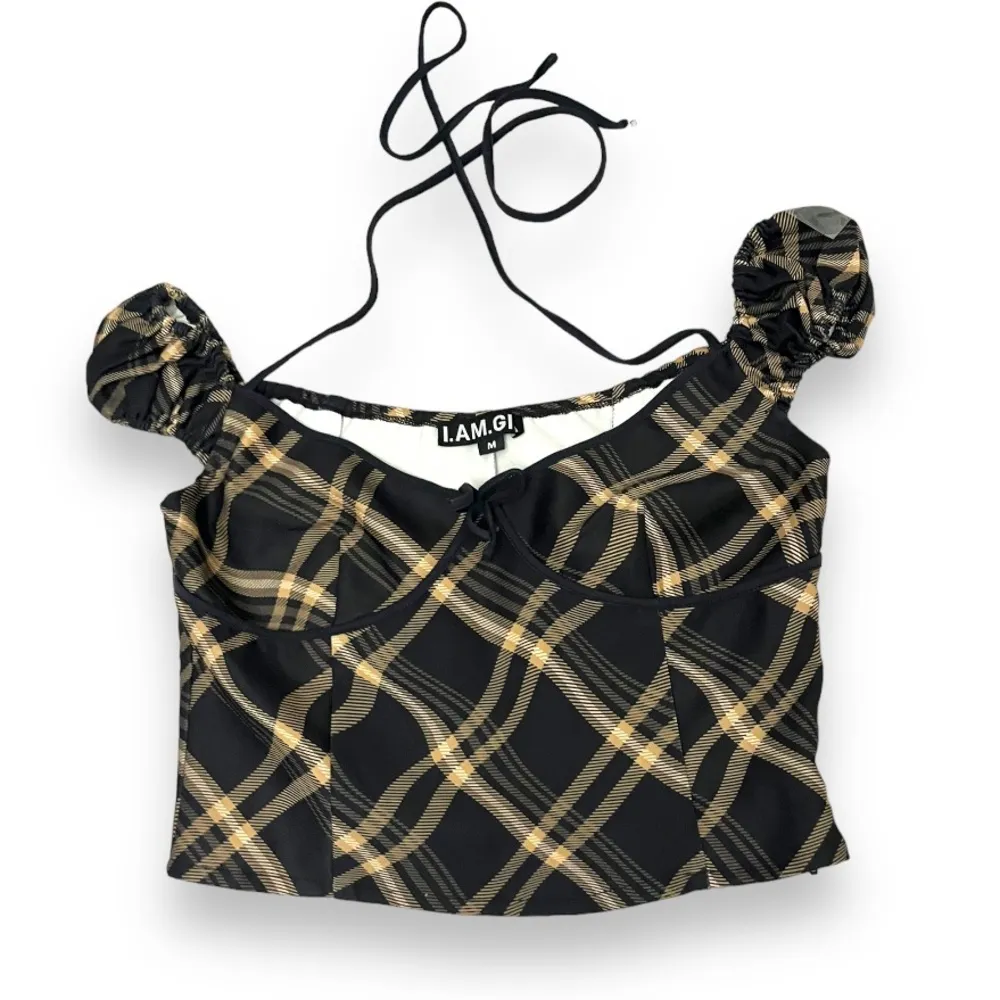 I.Am. Gia Carmel plaid crop top celebrity influencer blogger favorite si… - Image 4