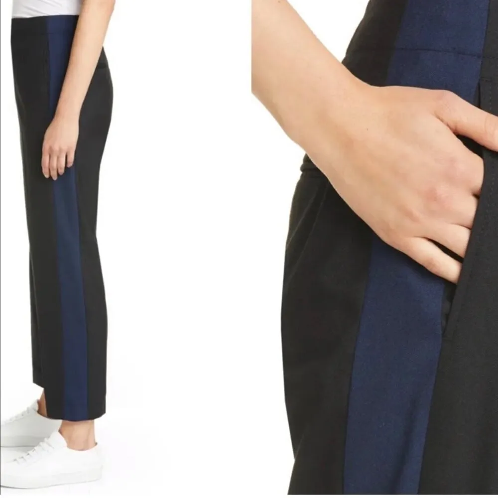 Club Monaco‎ Ryanne Wool Trouser Tuxedo Stripe Dress Pants Contemporary Size 4 - Image 11