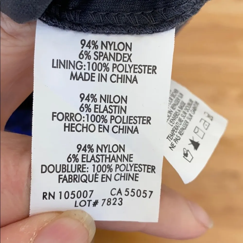 Marina gray lacy dress with sequins, Size 8 - Image 5